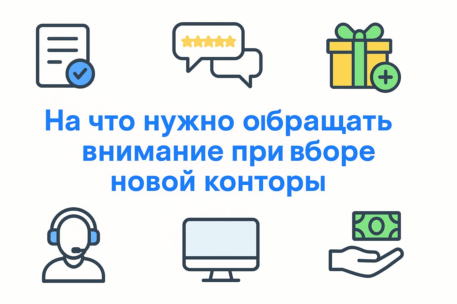 Какие критерии учитывать при выборе букмекера