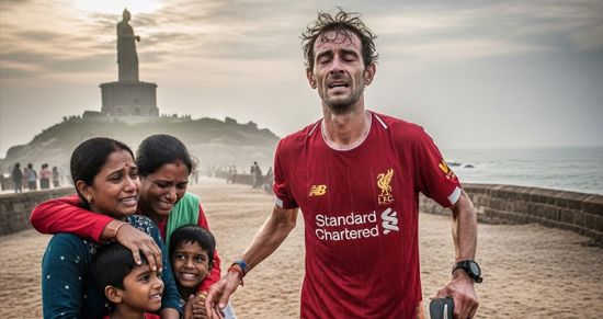 Бежать через всю Индию с неизлечимой опухолью: фанат «Ливерпуля» одолел 3666 км за 74 дня