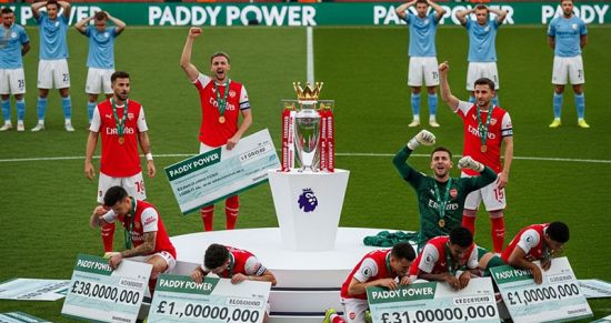 Букмекер пошёл ва-банк: «Пэдди Пауэр» досрочно выплатил ставки на титул «Арсенала»