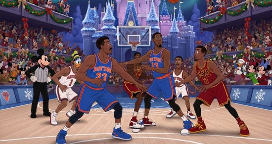 Дисней и ЭСПН снова покажут рождественский матч НБА в формате мультфильма