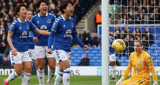 «Эвертон» оборвал 34-матчевую серию «Челси» без поражений в женской суперлиге: 1:0