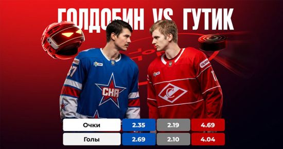 Гутик против Голдобина: спецлиния OLIMPBET и прогноз на матч СКА — «Спартак»