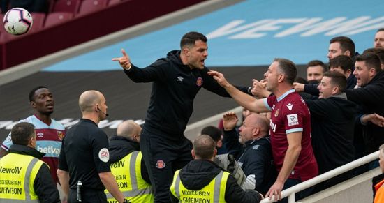 Капитан «Сандерленда» Джака сцепился с фанатом — судья даже остановил игру