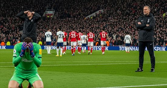 Крах «Тоттенхэма» в Ноттингеме: 0:3, ошибки Викарио и растерянность Франка