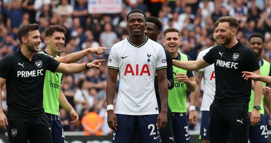 KSI проиграл спор Марку Голдбриджу и надел майку «Тоттенхэма» — в лиге блогеров вспыхнула заварушка