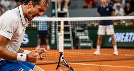 Медведев пережил кошмар в Монте‑Карло: 0:6, 0:6 от Берреттини и разбитая ракетка