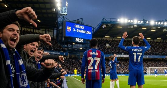 На «Стэмфорд Бридж» освистали Ламина Ямала: «Челси» вынес «Барсу», вечер украл Эстеван