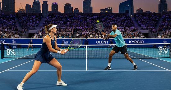 Сабаленка против Кирьоса в «Битве полов»: корт сузят на 9%, подача — одна