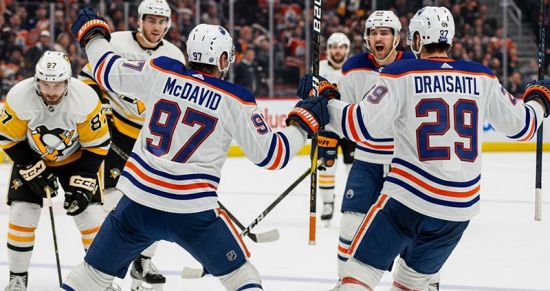 Шоу Макдэвида и 1000‑й балл Драйзайтля: «Эдмонтон» разобрался с «Питтсбургом» 6:4