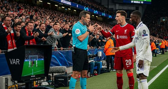 Скандал с ВАР в матче «Ливерпуль» — «Реал»: судья отменил даже штрафной после просмотра