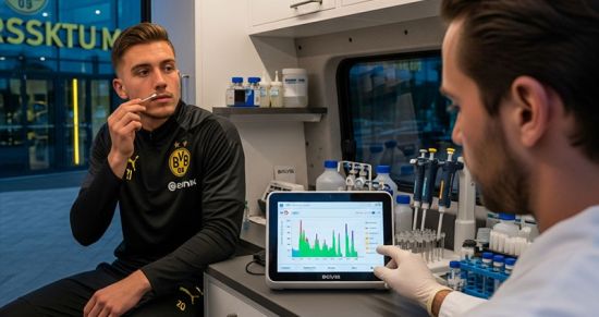 Слюна вместо крови: как «Боруссия» и стартап «Биолиз» меняют подготовку футболистов