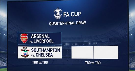 Смоделирован четвертьфинал Кубка Англии: «Арсенал» — «Ливерпуль», «Саутгемптон» — «Челси»