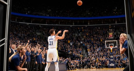 Стефен Карри попал из тоннеля через всю площадку — даже Кейтлин Кларк не поверила