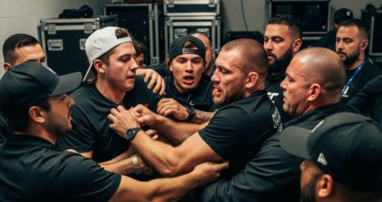 Стример Джек Доэрти сцепился с Андреем Орловским за кулисами боя Джошуа — Пола: как вспыхнул конфликт