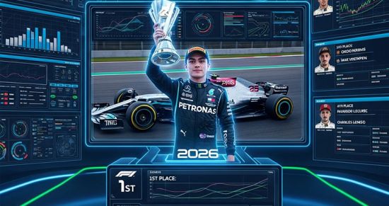 Суперкомпьютер предсказал чемпиона Формулы‑1 в 2026‑м: первое место — у Джорджа Расселла