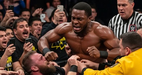 Сын легенды UFC устроил жестокое избиение на шоу рестлинга в Калифорнии