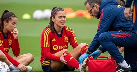 Трёхкратная обладательница «Золотого мяча» Айтана Бонмати сломала ногу на тренировке