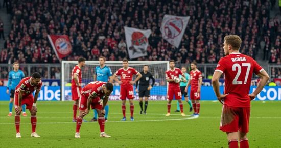 В Бундеслиге 12 минут тишины, «Бавария» громит после 0:2, а «Робби» вспахал поле