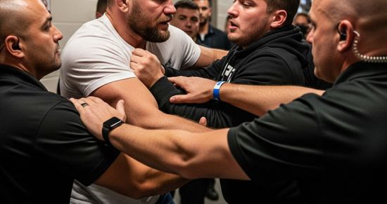 За кулисами боя Джошуа — Пол: Андрей Орловский подрался с блогером и его охраной