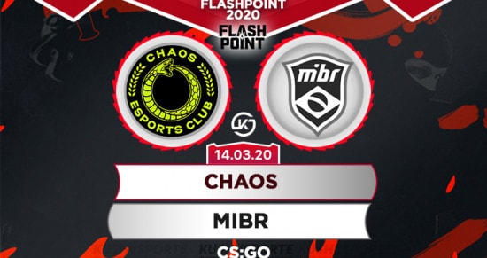 Прогноз на игру Chaos – MIBR: папа FalleN против дикого британца smooya