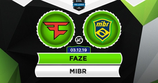 Прогноз на игру FaZe – MIBR: возрождение европейцев