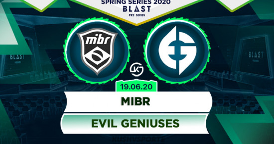Прогноз на игру MIBR – Evil Geniuses: «злые гении» расчистят себе дорожку