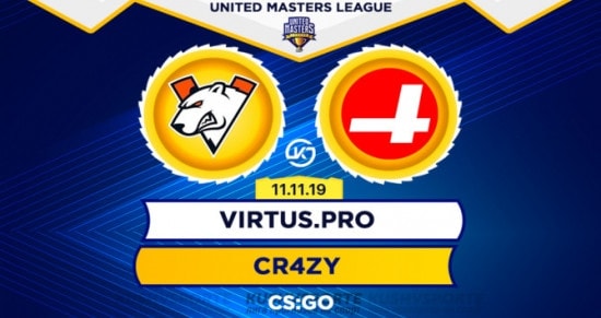 Прогноз на игру Virtus.pro – CR4ZY: смогут ли «безумные» победить?