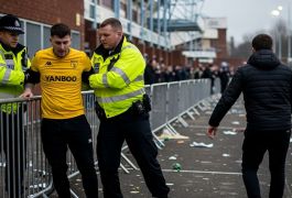 Беспорядки на матче «Астон Виллы» и «Янг Бойз»: задержаны двое, игру останавливали