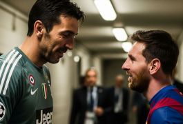 Буффон раскрыл секрет: Месси сам попросил майку в перерыве финала Лиги чемпионов