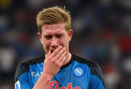 Де Брюйне выбыл надолго: в «Наполи» подтвердили серьёзный разрыв мышцы бедра