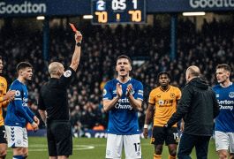 Два удаления и аплодисменты судье: «Эвертон» в концовке утопил свой матч с «Вулверхэмптоном»