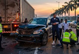 Энтони Джошуа попал в серьёзное ДТП в Нигерии: у боксёра лёгкие травмы, двое погибли