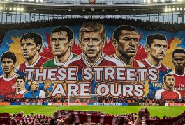 «Эти улицы — наши»: как арсенальцы придумали и подняли легендарный тифо на дерби