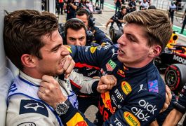 Ферстаппен закипел: вспоминаем его жаркую стычку с Оконом на «Интерлагосе»