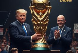 ФИФА вручила Трампу «Премию мира» перед жеребьёвкой ЧМ‑2026 — болельщики возмущены