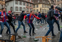 «Кристал Пэлас» извинился за драку своих болельщиков в Страсбурге перед матчем Лиги конференций