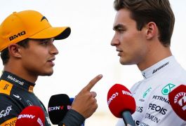 Норрис и Расселл сцепились во время интервью после квалификации в Катаре — Пиастри взял поул