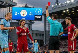 «Просто засчитайте гол»: Холанд недоволен отменой мяча Шерки и красной Собослаи