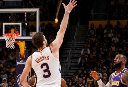 «Санз» встанут горой за Брукса: трёхочковый в клатче, стычка с Джеймсом и удаление в концовке