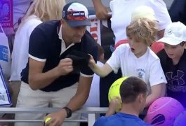 Скандал на US Open: поклонник спер кепку спортсмена прямо у ребёнка и вызвал волну возмущения