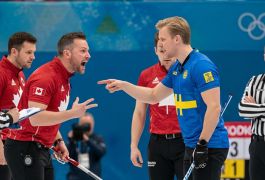 Скандал в кёрлинге на Олимпиаде: канадец вспылил из‑за обвинений шведов в «двойном касании»