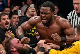 Сын легенды UFC устроил жестокое избиение на шоу рестлинга в Калифорнии