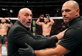 «Такого ещё не было»: Джо Рогана развернули от клетки после ничьей на UFC 323