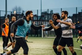 Закипел на любительском поле: защитник «Арсенала» Габриэл вступил в перепалку после жесткого подката