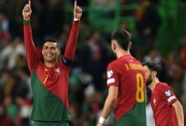 Роналду установил очередные два рекорда в матче с Лихтенштейном (видео)