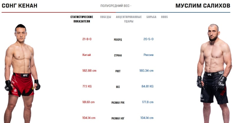 Статистические показатели Кенана и Салихова