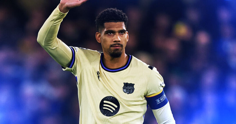 Барселона отпустила Араухо на неопределённый срок из-за травмы