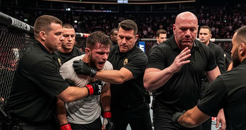 "«UFC» отстранил Диллона Дэниса после драки в Мэдисон‑сквер‑гарден"