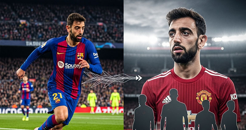 Барселона интересуется Бруну Фернандешем, МЮ планирует распродажу в январе