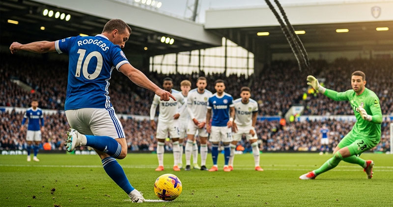 Шедевр Роджерса: точный контакт, заблокированная стопа и падение мяча по-ронадльдовски
